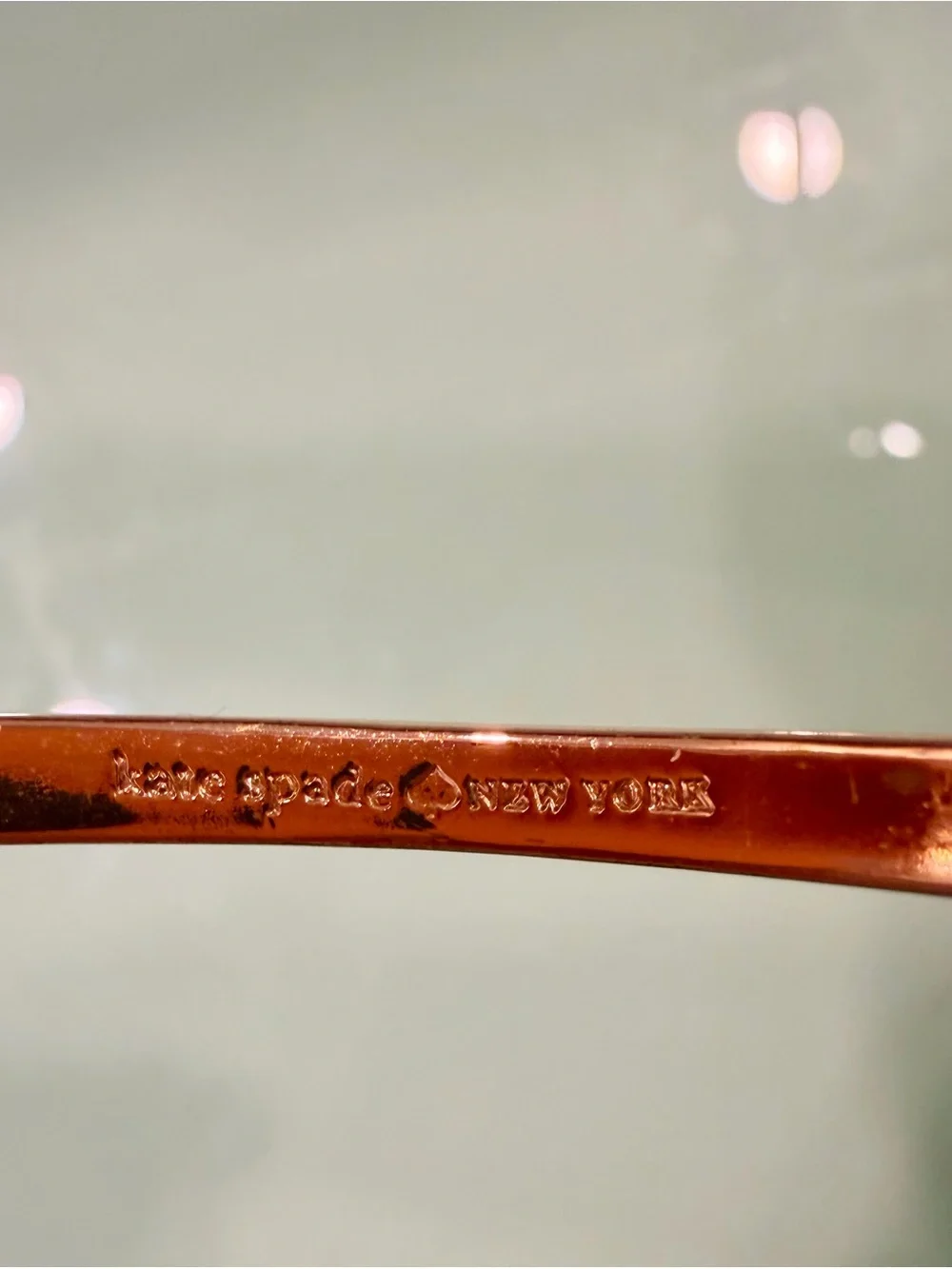 Kate Spade Crystal Bow Bangle Bracelet in Rose Gold - Women Jewelry - Picture 5 of 5